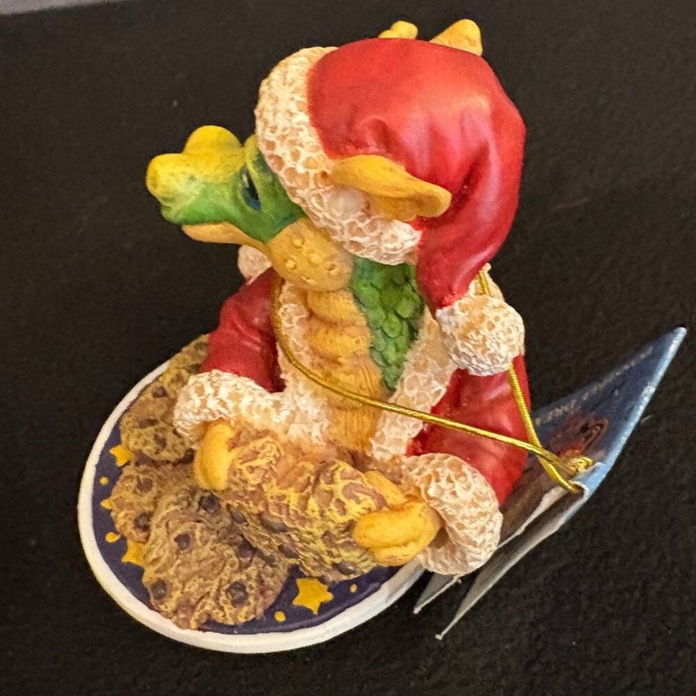 NWT Randal Spangler Dragon Christmas Figure Santas Surprise - Picture 2 of 6